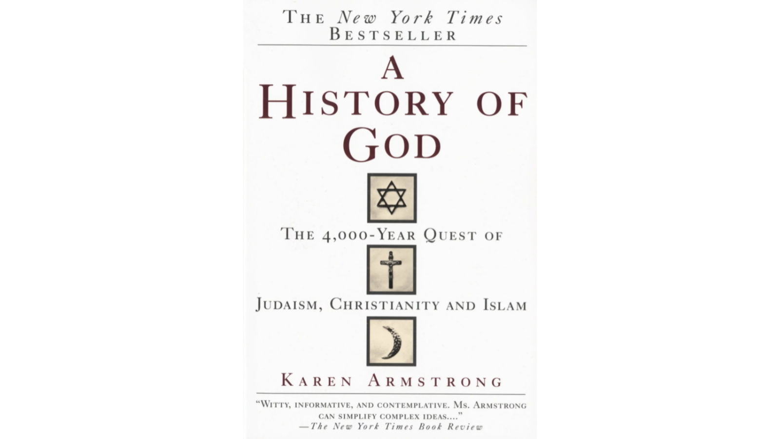 A History of God by Karen Armstrong Pragmatic Values Pragmatist Pragmatism