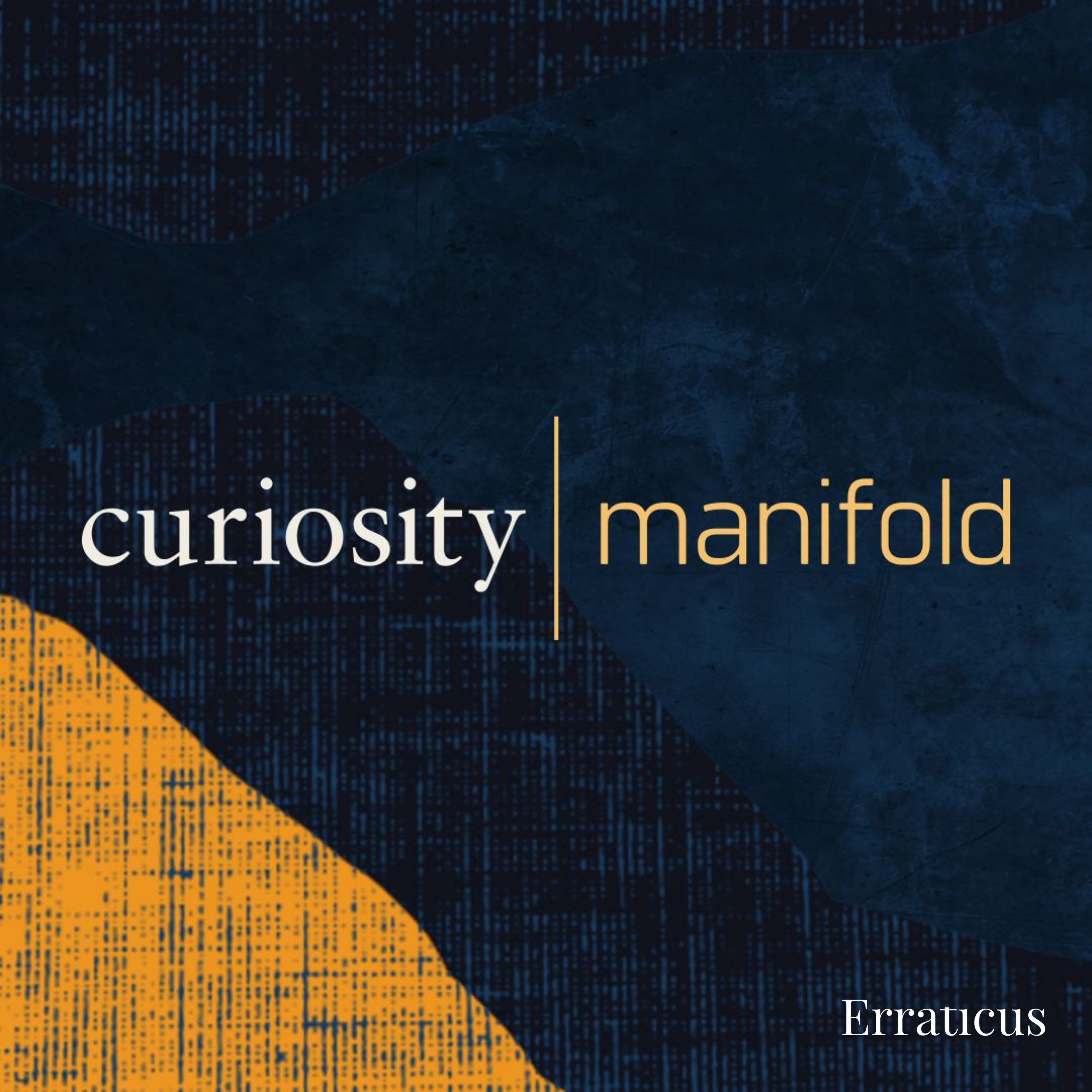 Curiosity Manifold podcast logo, produced by Erraticus